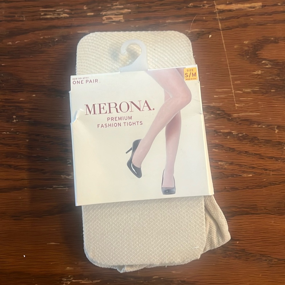 Cream fishnets